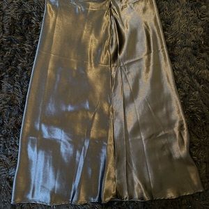 Satin Black Skirt